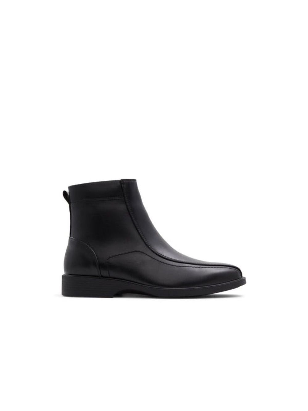 Size 10 Men’s Sleek Black Men's Leather Boots